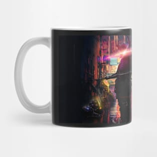 Modern samurai Neon Mug